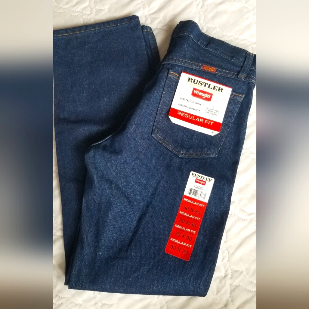 Wrangler Rustlers Men's Heavy Duty Jeans